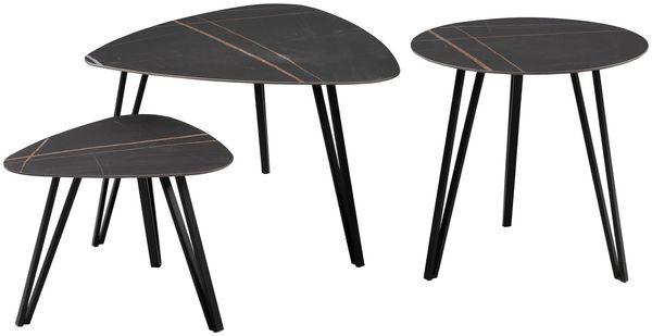 Couchtisch Lisa 1 / LIV 1, Anthrazit, Schwarz, 45 x 35 x 45 cm Bild 3