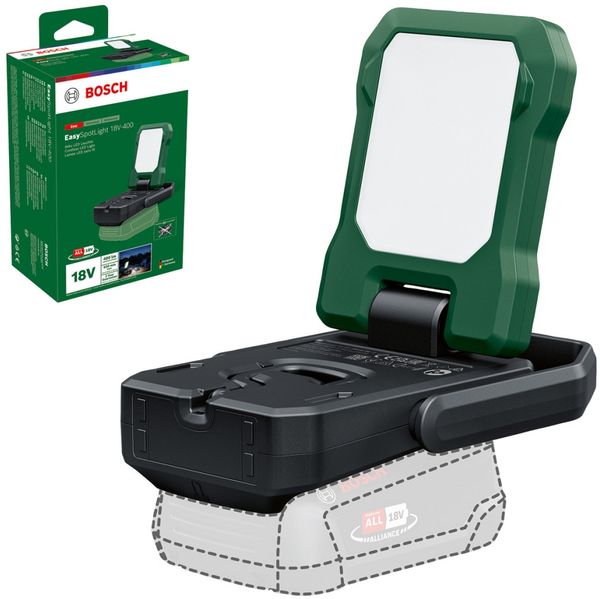 Bosch Akku-LED-Leuchte EasySpotLight 18V-400 Solo