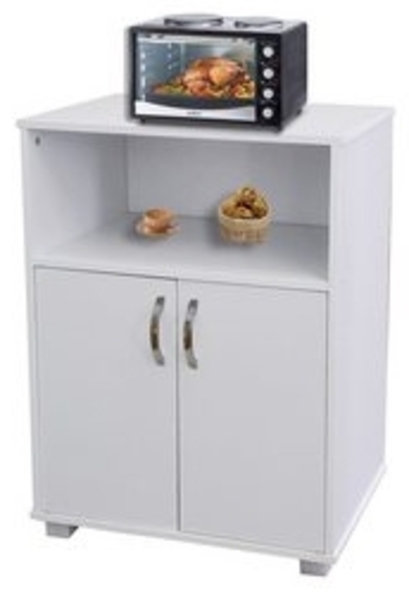 HTI-Living Hochschrank Küchenschrank Weiß Blanca (Stück, 1-St, 1 Küchenschrank) Anrichte Mehrzweckschrank Bild 4