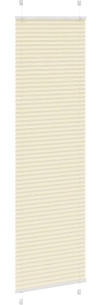 vidaXL Plissee Creme 60x200 cm Stoffbreite 59,4 cm Polyester 4015305 Bild 3