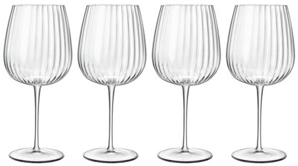 Luigi Bormioli Gin & tonic glass burgundy Optica 75 cl 4 pcs.