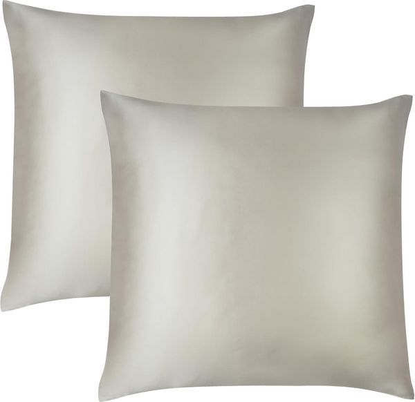 Aspero Kissenbezüge 2x Seiden Kissenbezüge 80x80 cm Enna, Haut- und haarschonendes Material