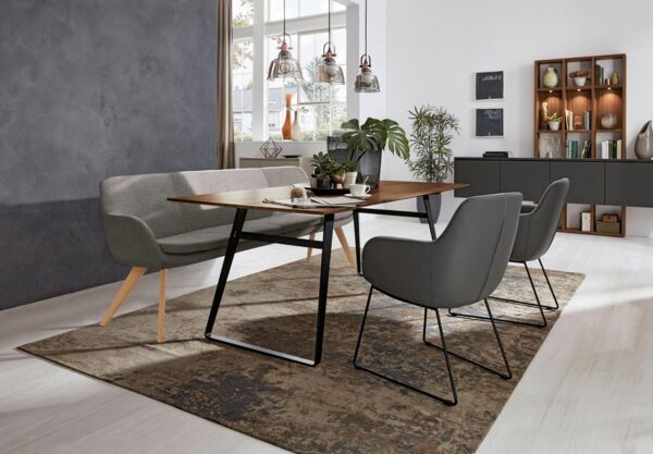 Musterring Essbank Tavia, Stativgestell aus Eiche bianco massiv, Breite 180, 200 oder 220 cm