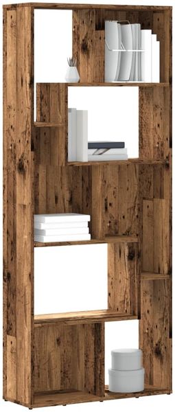vidaXL Bücherregal Altholz-Optik 67x24x161 cm Holzwerkstoff 856014