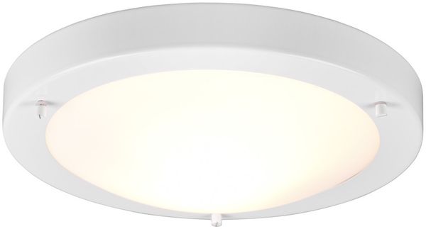 Bad Deckenleuchte CONDUS in Weiß mit Glas Opal Weiß Ø 31,5cm - Badlampen Bild 2