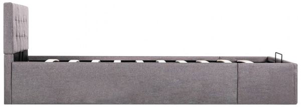 vidaXL Stauraumbett Hydraulisch Taupe Stoff 100×200 cm 285595 Bild 10