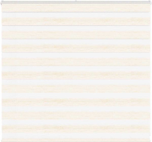 vidaXL Doppelrollo Marmorbeige 160x100cm Stoffbreite 155,9 cm Polyester 4014637