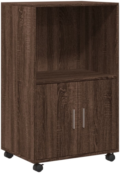 vidaXL Rollschrank Braun Eichen-Optik 55x40x91 cm Holzwerkstoff 853188