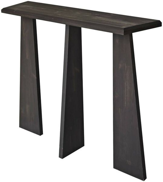 Dmora Konsolentisch TomoeGozen, Tisch, Eingangskonsole, Regal, 100x28 h83 cm, Anthrazit