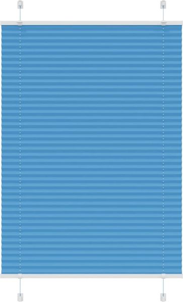 vidaXL Plissee Blau 80x100 cm Stoffbreite 79,4 cm Polyester 4015173 Bild 3