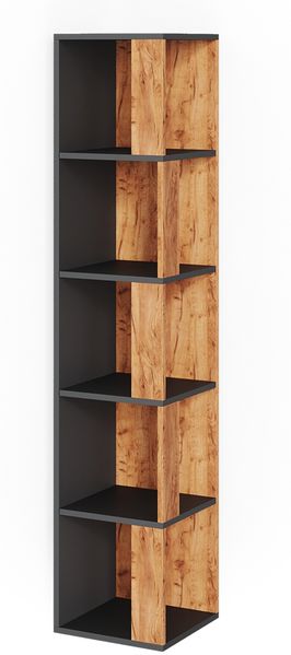 Eckregal Lio Goldkraft Eiche 33.3 x 162.2 cm Vicco
