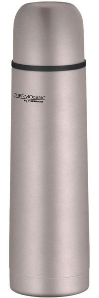 THERMOcafé by THERMOS TC BEVERAGE BOTTLE rose mat 0,50l, Thermosflasche mit Becher aus Edelstahl, 12h heiß & 24h kalt, Auslaufsicher, für Schule, Unterwegs & Büro