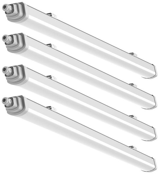 4er Set LED Wannenlampe, 6500K kaltweiß, 2160 Lumen, L 60 cm