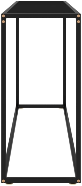 vidaXL Konsolentisch Schwarz 120 x 35 x 75 cm Hartglas [322816] Bild 2