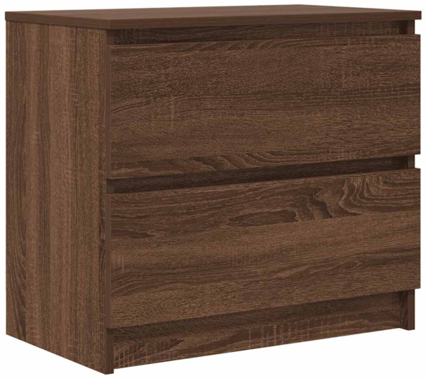 vidaXL TV-Schrank Braun Eichen-Optik 60x35x54 cm Holzwerkstoff 861784