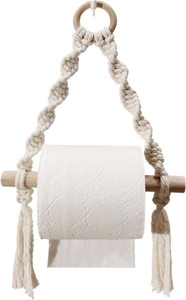 Kuechenrollenhalter, Metall, Weiß