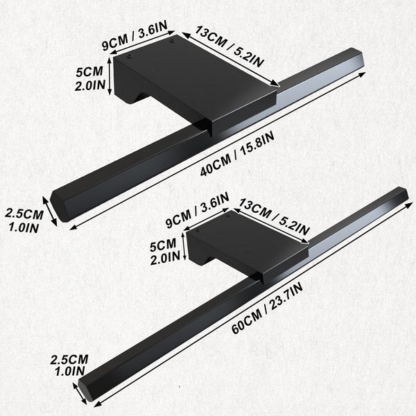 FIVMEN LED Spiegelleuchte Spiegellampe Wandleuchte Lampe LED Badleuchte Badezimmer Beleuchtung, 10W, für Wandbeleuchtung und Spiegel Beleuchtung