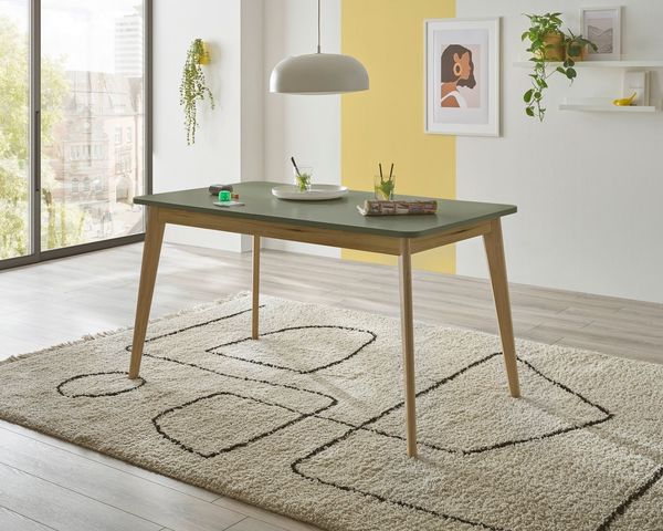 Home affaire Esstisch MAVAS, in moderner Trendfarbe, Breite 140 - 180 cm (mit Einlegeplatte)