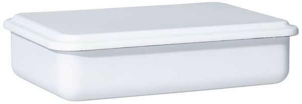 Riess Vorratsbehälter Emaille Serve + Store Auswahl : Weiß 23x15x5cm