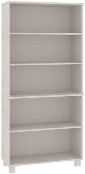 vidaXL Highboard Massivholz Kiefer Weiß [3100939]