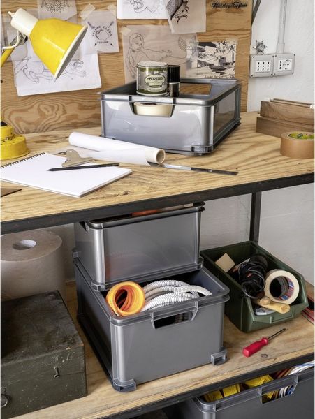 Curver Aufbewahrungsbox Curver 174214 Aufbewahrungsbox Unibox Classic M stapelbar (B x H x T)
