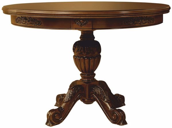 Casa Padrino Luxus Barock Esstisch Dunkelbraun 120-160 cm - Barock Esszimmer Möbel