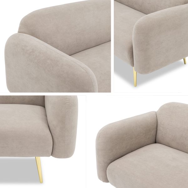 Sofa Nami 3 (Farbe: Uttario Velvet 2970) Bild 3