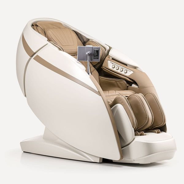 Massagesessel iRest Maesthron (A801) - beige, Heizfunktion, Fussmassage, Magnetfeldtherapie, Massagesystem: 4D + 2D