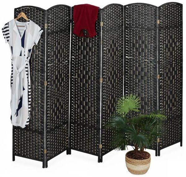 Relaxdays Paravent Raumteiler 6-teilig