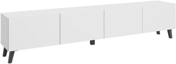Home affaire Lowboard LOWBOARD PHUKET II, TV-Kommode Breite 190cm (1 St), Modernes, griffloses Design mit 4 Klappen in eleganten, matten Farben