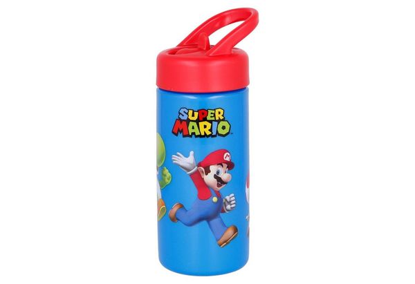 Super Mario Trinkflasche Super Mario Luigi Yoshi Toady Kinder Wasserflasche, Flasche 410 ml