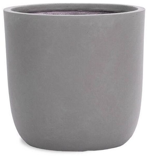 Pflanzwerk® Pflanzkübel CUP Premium Fiberglas Blumenkübel Frostbeständig mit Lotus-Effekt, Lotus-Effekt - Handgefertigt - Rund - Frostbeständig