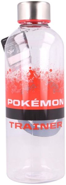 Kunststoff Motiv Trinkflasche für Kinder 850ml Flasche mit Deckel Kinderflasche Pokemon
