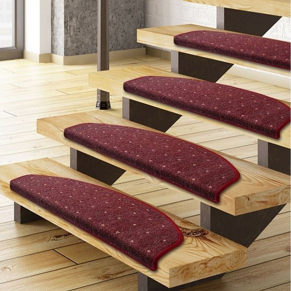 Floordirekt Stufenmatte Rapido, Erhältlich in vielen Farben & Größen, Treppenschutz, Halbrund, Höhe: 5 mm