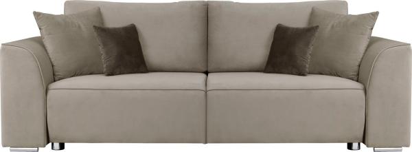 INOSIGN 3-Sitzer Beatrice Schlafsofa, wahlweise auch mit Bettfunktion und Bettkasten, incl. 2 Zierkissen Bild 1