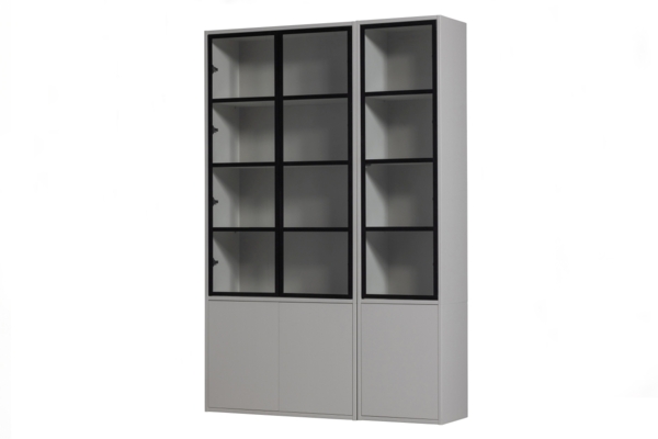 Vitrine Basic aus Kiefernholz, 2 Türen Bild 5