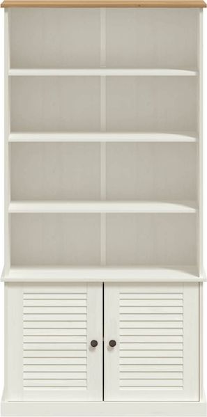vidaXL Bücherregal VIGO Weiß 85x35x170 cm Massivholz Kiefer 353197 Bild 4