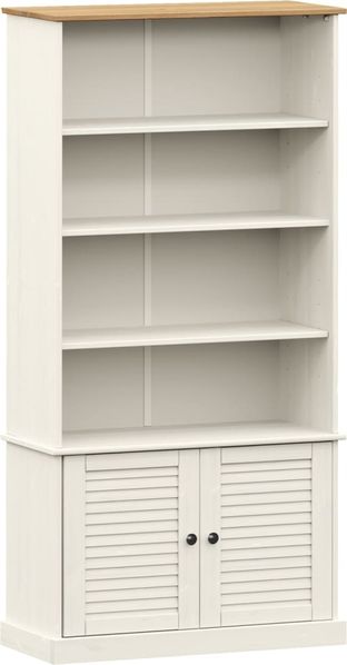 vidaXL Bücherregal VIGO Weiß 85x35x170 cm Massivholz Kiefer 353197 Bild 2
