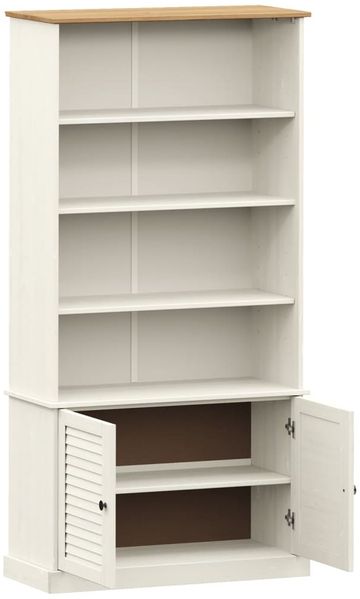 vidaXL Bücherregal VIGO Weiß 85x35x170 cm Massivholz Kiefer 353197 Bild 5
