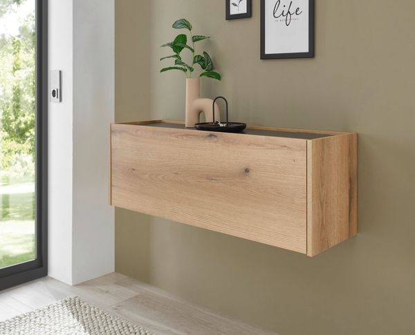 Home affaire Mehrzweckschrank GiRON/CiTY, Wandgarderobe in vier Farben, Wandschrank zeitloses Design, Breite 100 cm, großes Fach