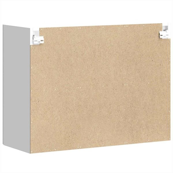 vidaXL Küchen-Hängeschrank mit Glastür Kalmar Weiß Holzwerkstoff 853607 Bild 8