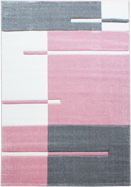 Kurzflor Teppich Hara rechteckig - 240x340 cm - Pink