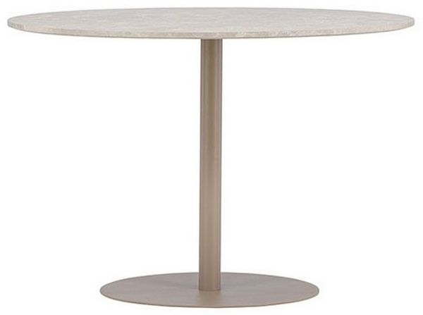 ebuy24 Esstisch Lycke Esstisch Ø110 cm beige.