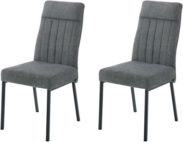 HELA 4-Fußstuhl CATANIA (Set, 2 St), 4-Fuß, Federkorb, Vierkantrohrgestell, 140kg belastbar