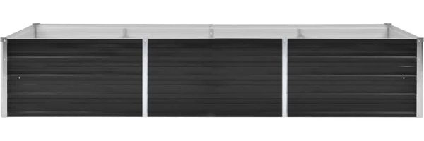 vidaXL Garten-Hochbeet Anthrazit 240 x 80 x 45 cm Verzinkter Stahl 45727 Bild 3