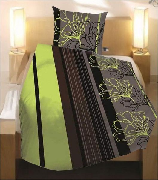 Riyashop Bettwäsche 1 x Bettwäsche Garnitur Bettbezug Microfaser 135x200 David B