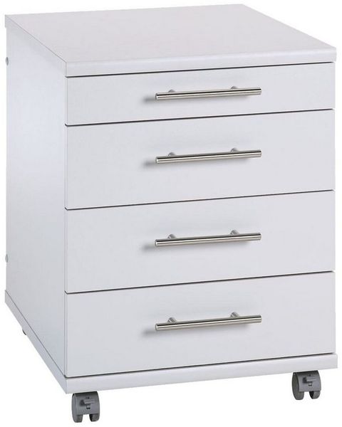 Möbelpartner Rollcontainer Colors, 701401, lichtgrau, ca. 41,6 x 50 x 56,9 cm
