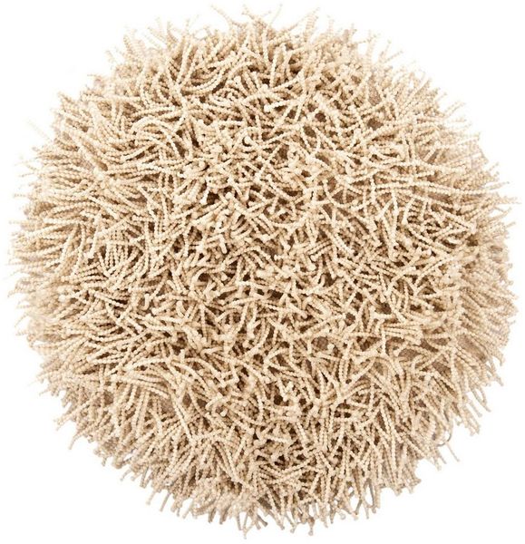 Heckett and Lane Badematte Busto Badematte 60 rond Off-White Badematte 60-Rond Off-white Uni, Baumwollmischung, Badematte Badteppich