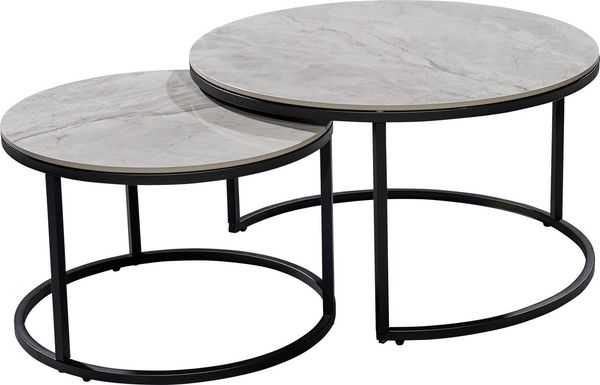 Stolkom Sp.z.o.o. Couchtisch Stolkom Gino B/H 80/60x42/38 (1-St)
