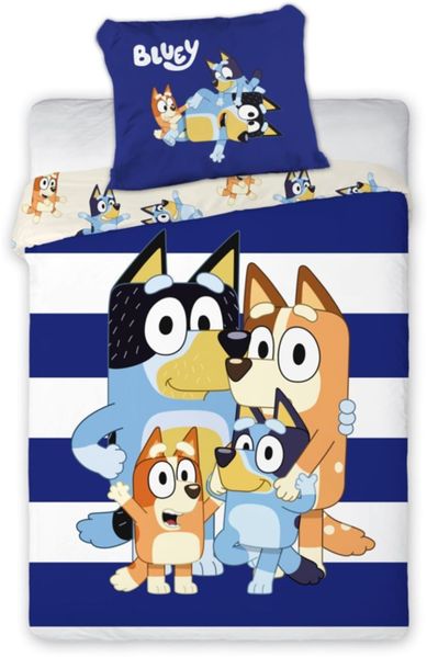 Bluey Bettbezug 135 × 200 cm aus 100 Prozent Baumwolle